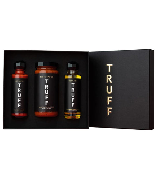 TRUFF Black Truffle Infused Truffle Lovers Oil & Sauce Pack
