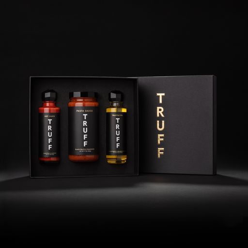 TRUFF Black Truffle Infused Truffle Lovers Oil & Sauce Pack